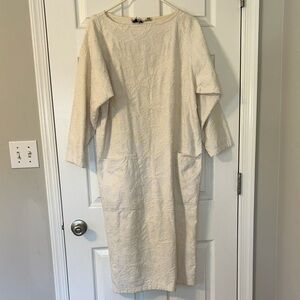 VINTAGE Embroidered Caftan-Style Dress